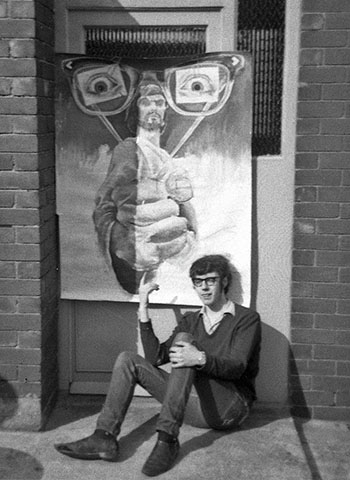 Paintings on cartridge paper at home